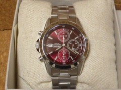 SEIKO SEIKO SPIRIT SBTQ045 Chronograph Men’s Watch 10 BAR Red New in Box