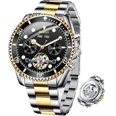 Automatic Mechanical Waterproof OLEVS Luxury Watch Men’s Men Date Strap