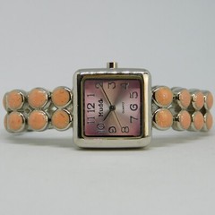 Mudd MD2379HAAF/C1-06 Quartz Analog Women’s Watch Sz. 6″ New Battery