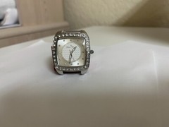 Lucien Piccard 28507INT Women’s White Swarovski Crystal LP Logo Dial Watch