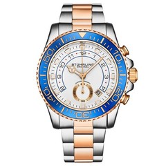 Aquadiver 3966 Rose Gold/Stainless Steel | White Dial Wristwatch 3966.3