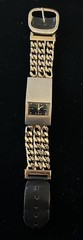 RARE Swank 17J Steel bracelet Manual Wind Unisex Watch Fits 7.5 In Need Servicng