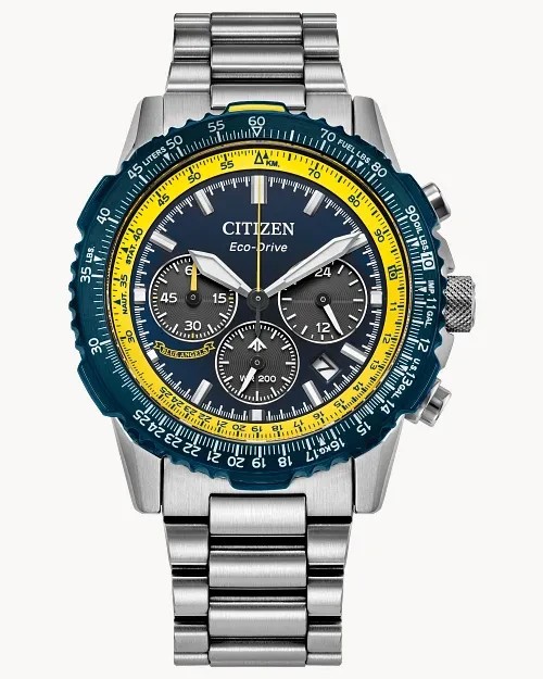 NEW Citizen Promaster Sky Navihawk Blue Angels Chrono Sapphire Watch…