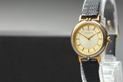 Vintage MINT Yves Saint Laurent 2200-228481 Gold Ladies Qz Watch From JAPAN