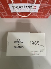 OMEGA X SWATCH 1965 SpeedMaster Moonswatch Brand New With Receipt
