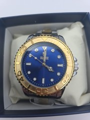 Montres Prestige by Invicta MPW-0265 Two-Tone Blue Dial 43mm Men’s Watch