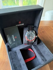 TUDOR Black Bay GMT 41mm Auto Black Dial 24-Hour Bezel NATO Box Papers