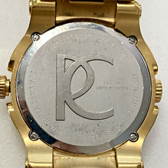 Renato Collezioni 10 Jewels Swiss Movement Men Watch Gold-Tone Steel New Battery