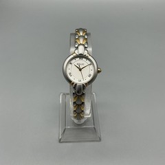 Relic ZR33034 Womens Watch 22mm Silver Gold Two Tone 30M New Battery 7.75″