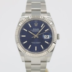 Rolex Datejust 41 Stainless Steel Blue Dial – Oyster – 126334