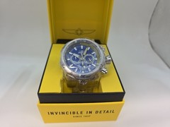 NEW INVICTA 47905 VENOM MUTANT CHRONOGRAPH BLUE DIAL WATCH STEEL 53.7MM