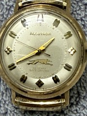 Vintage Bulova Accutron Greyhound 10K GF “30 YEARS SAFE DRIVING”
