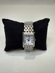 Wittnauer Womens Tank Style Watch 21mm Width Stainless Steel Fits 6 1/2” Wrist