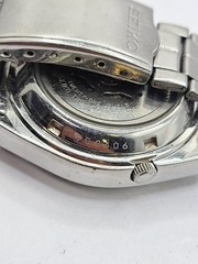 Seiko Stainless Steel Automatic Watch 7S26 0420 Navy Blue 38mm