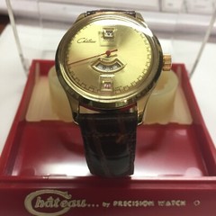 BASE METAL STAINLESS STEEL BACK CHATEAU MECHANICAL WATCH 1960-1969
