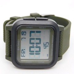 SKMEI 1894 Green-Tone Quartz Digital Men’s Watch New Battery