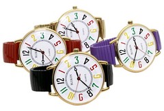 Blekon Original Women Wrist – 43mm White Face Sturdy Stylish Stretch Band Watch