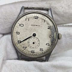 VINTAGE SCHWARZ ETIENNE AREXO MENS WRIST WATCH RARE MECHANICAL 15 JEWEL SWISS