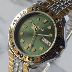SEIKO 1980-1989 Men’s Automatic Date Gold Tone Men’s Wristwatch