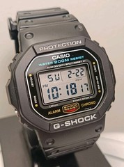 Vintage 1987-1994 Casio G-Shock DW5600C (901) Mens Watch New Bezel, Strap & Bat