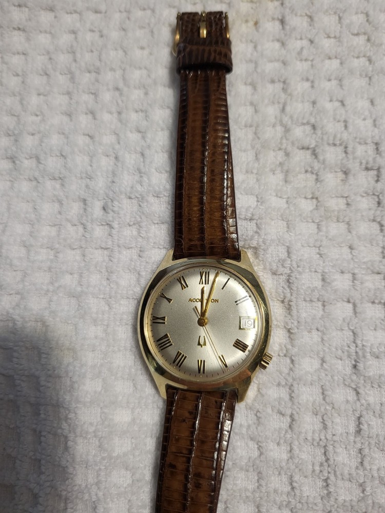 Vintage Bulova Accutron Electronic Timing fork mens watch