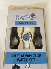 1987 NEW California Raisins Fan Club LCD Watch Set Mix N Match Nelsonic
