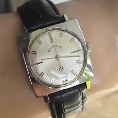 Vintage MARC NICOLET BEN DELUXE men’s automatic watch ETA 2472 swiss 1960s