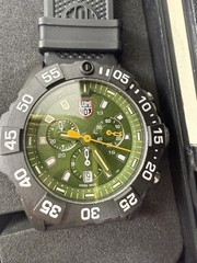 Luminox Navy SEAL XS.3597 Chronograph Carbonox Quartz Green Dial