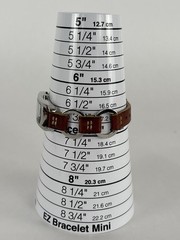 Fossil F2 ES-9634 18mm Silver Tone Quartz Watch w/Leather Band & New Battery