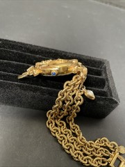 KIRKS FOLLY Angel’s Time Gold Tone Watch K94 New Battery