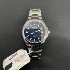 Citizen Eco-Drive Paradigm Men’s Bold Titanium Blue Dial Watch BM7170-53L