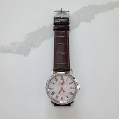 Tissot Classic Dream Men’s Silver & Brown Leather Watch – T033410B