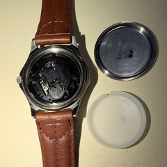Vintage Wenger Swiss Army S.A.K. Field Watch – White Dial – For Parts or Repair
