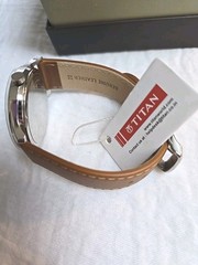 Titan Men’s Watch New In Box Never Worn Plastic Still On Will Need Battery