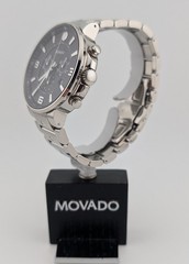 Movado Men’s SE Pilot 42mm SS Chrono W Sil/Blk Dial; #42.1.14.1225~July Special