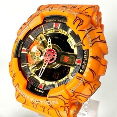 CASIO G-SHOCK GA-110JDB Dragon Ball Z Quartz Watch Orange Used Japan