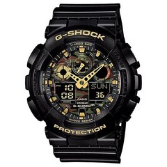 New Casio G SHOCK GA 100CF 1A9JF BIG CASE Camouflage Military 20 ATM Water Resis