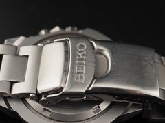 Vintage 1997 Seiko Chronograph 7T32-6K30 Panda Dial Qz 41mm Mens Watch JAPAN