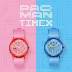 【2 Piece set】Timex Pac-Man Collaboration Camper Quartz 30mm Wrist Watch 2 Colors