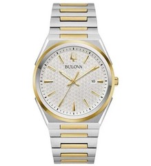 Bulova Classic Two-Tone Stainless Steel Quartz Men’s Watch 98B424 NEW