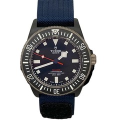 Used Tudor Pelagos FXD Alinghi-Red Bull-Racing Watch 25707KN-0001 Gray Blue