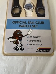 1987 NEW California Raisins Fan Club LCD Watch Set Mix N Match Nelsonic