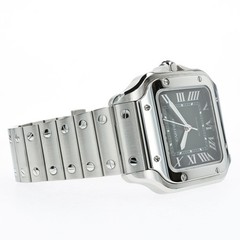 Cartier Santos Medium Green Dial Stainless Steel WSSA0061 4075