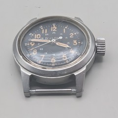 Vintage Bulova A17A Navigator Military Watch MIL-W-6433A Runs 32mm
