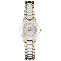 Bulova Women’s Two Tone Classic Watch 98T84 – 22.5mm Case – Stainless Steel