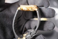 Brew Metric Gold – Black Dial Chronograph With Additional Rubber Brew Strap