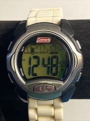 Coleman 40-808 Watch New Battery White Band