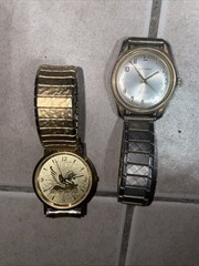 Waltham Watch 17j. Manual Wind Up Date Numeral Markers Red Arrow Plus Other