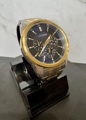 Citizen 6329-S127173 Two-Tone Blue Dial Quartz Multifunction Men’s Watch WR100