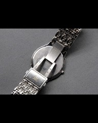 1990 [EXC+5] Vintage SEIKO Credor 9571-5050 32mm White Dial Silver QZ Mens Watch